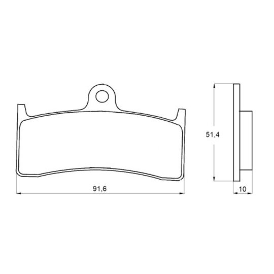 Brzdové obloženie ACCOSSATO AGPA130 EV1