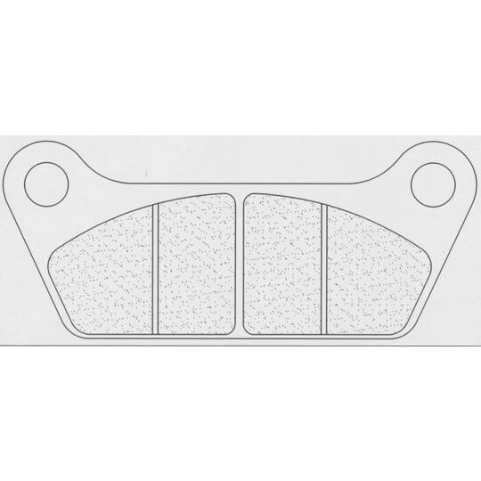 Brzdové obloženie CL BRAKES 2702 RX3