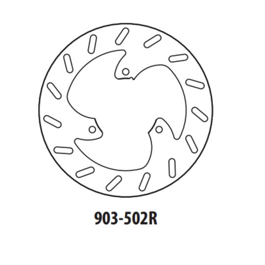 Brzdový kotúč GOLDFREN 903-502R zadná 230 mm