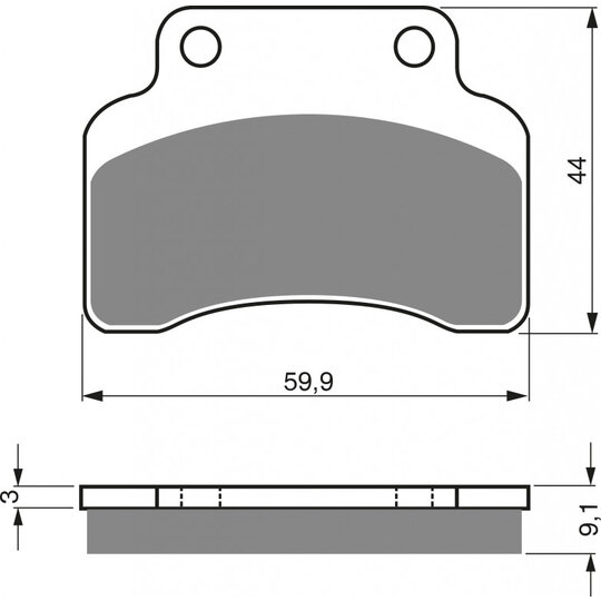 Brzdové obloženie GOLDFREN 136 S3