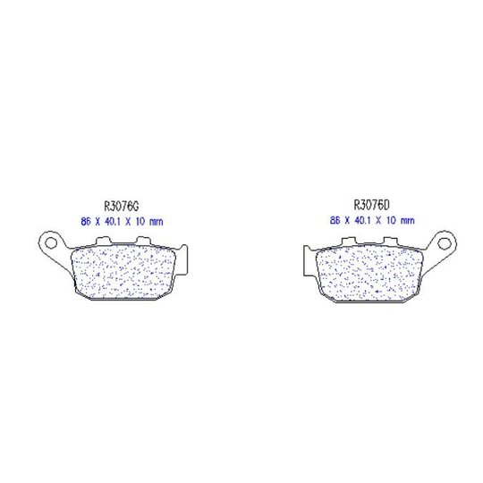 Brzdové obloženie CL BRAKES 3076 MSC