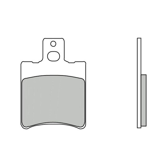 Brzdové obloženie BREMBO 07086 CC SCOOTER