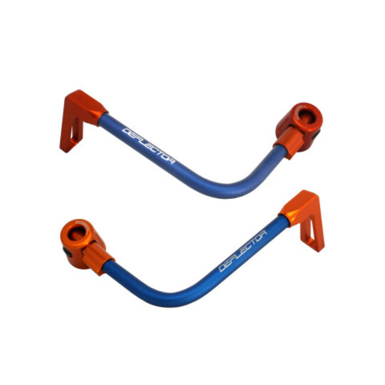 Lever guard ACCOSSATO with blue hose and joint right + left , aluminium