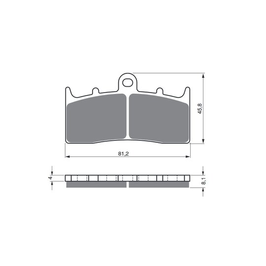 Brzdové obloženie GOLDFREN 194 AD