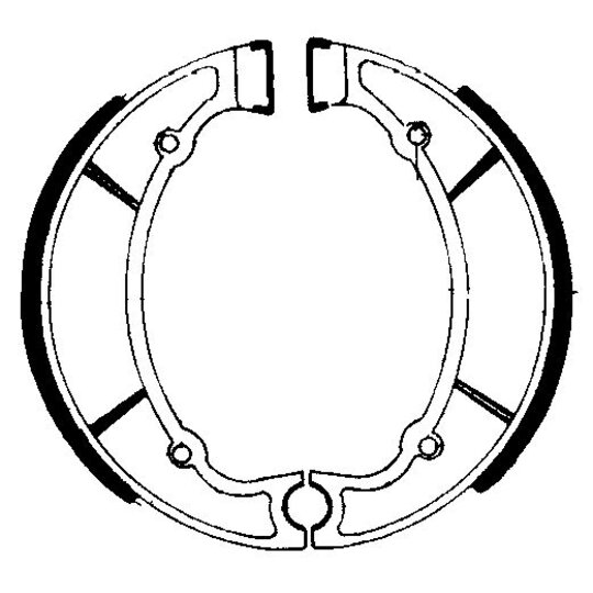 Brzdové čeľuste FERODO 225129035