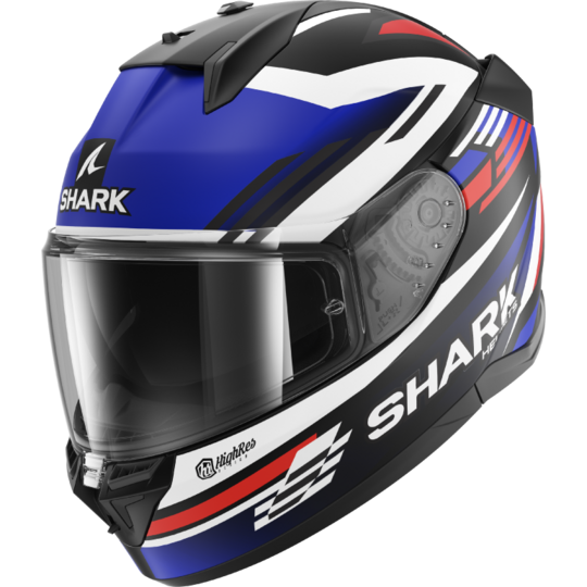 Shark prilba d-skwal 3 - firstlap / kbr - 1_D-SKWAL3_FIRSTLAP_KBR_34Lfront_MAT_HE0919KBR (Medium)