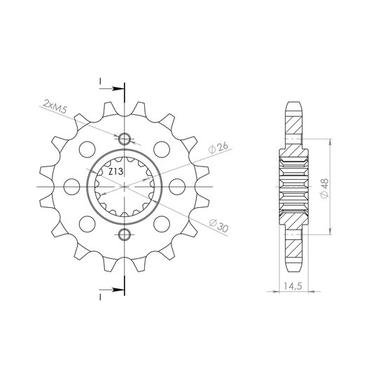 Reťazové koliečko SUPERSPROX CST-339:15 15T, 530