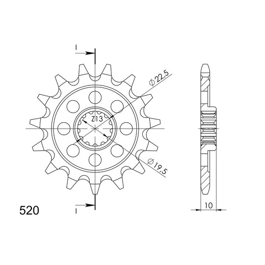 Reťazové koliečko SUPERSPROX CST-432:15 15T, 520
