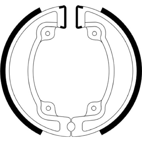 Brzdové čeľuste FERODO 225129253