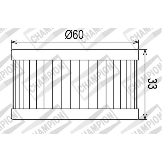 Olejový filter CHAMPION COF036 100609455