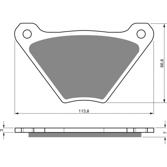 Brzdové obloženie GOLDFREN 060 S3