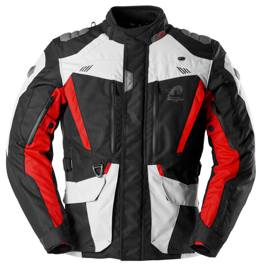 Furygan - bunda apalaches evo / black-red - 00p 6491 163