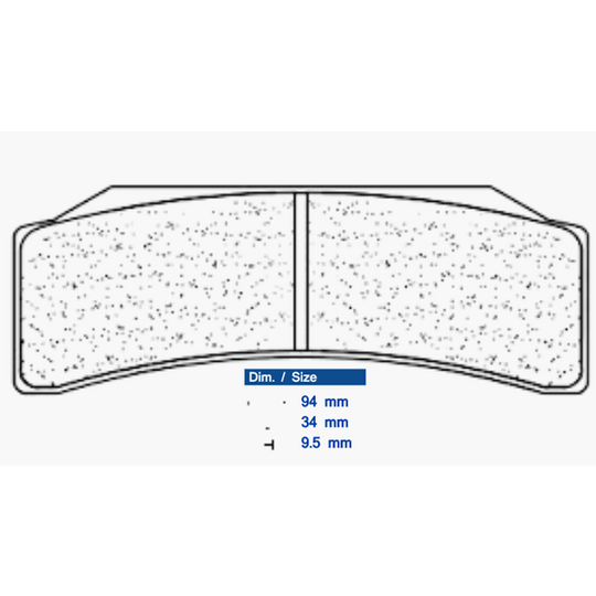 Brzdové obloženie CL BRAKES 1251 C60