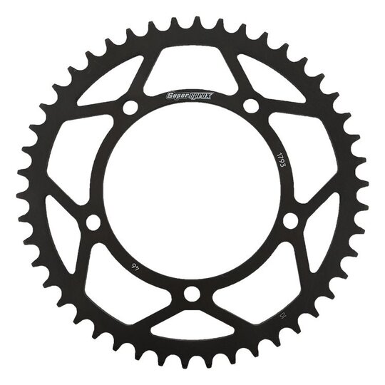 Reťazová rozeta SUPERSPROX RFE-1793:46-BLK čierna 46T, 520