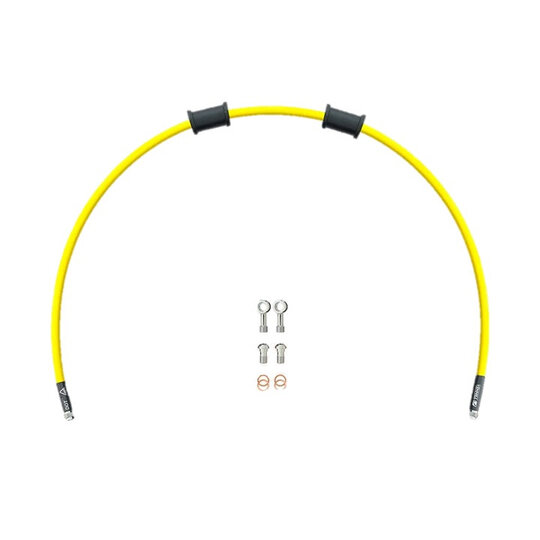 Hadica spojky Venhill POWERHOSEPLUS KAW-11010C-YE (1 hadica v sade) Yellow hoses, chrome fittings