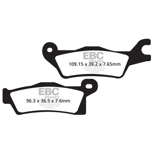 Brzdové obloženie EBC FA618TT