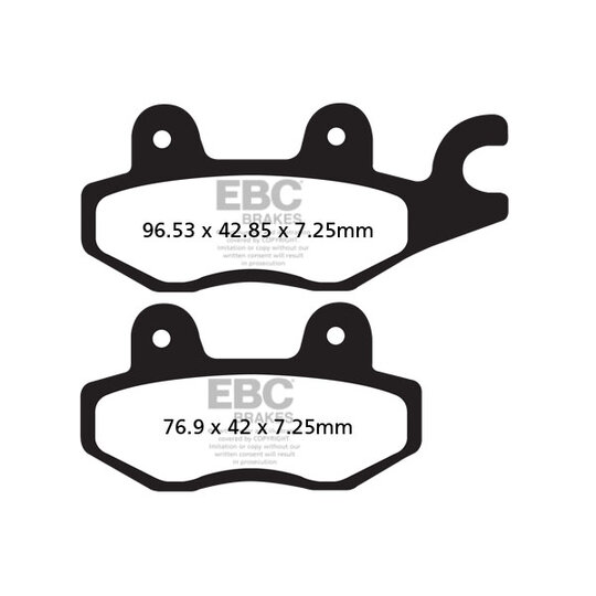 Brzdové obloženie EBC SFA635