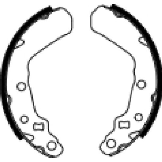 Brzdové čeľuste FERODO 225129225