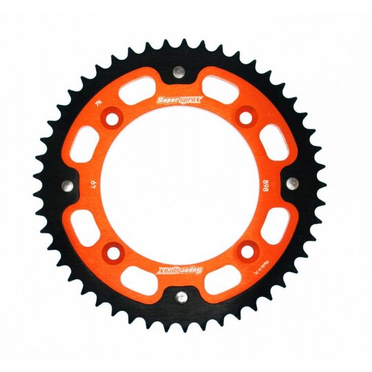 Rozeta SUPERSPROX STEALTH RST-898:49-ORG oranžová 49T, 428