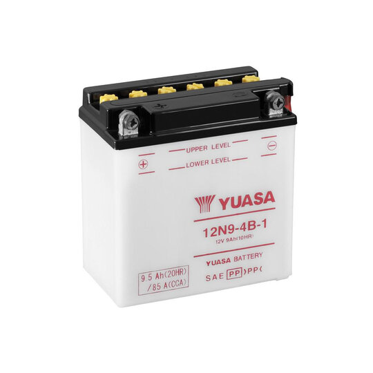 Conventional 12V battery NO ACID YUASA 12N9-4B-1