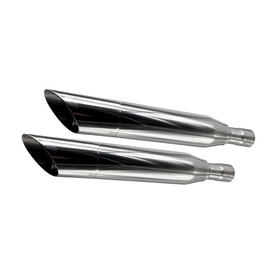 Dual slip-on exhaust GPR SHASH HD.24.SL leštená nerezová oceľ including removable db killers and link pipes