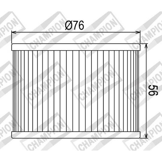 Olejový filter CHAMPION COF301 100609535