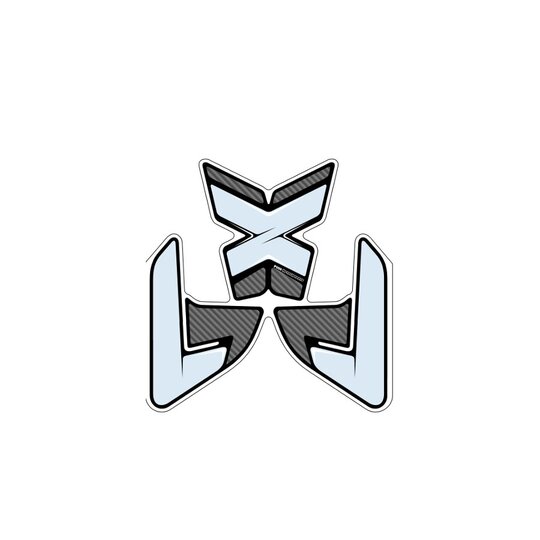 Tank pad PUIG SPECIFIC 3716C karbónový vzhľad s bočnou časťou