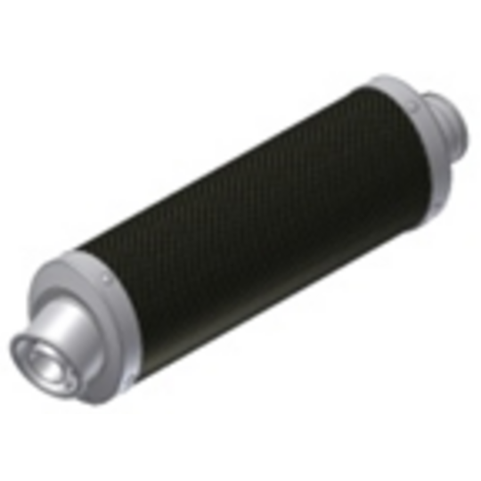 Koncovka výfuku MIVV ROUND ACC.016.S3 Karbón Ø55 inlet