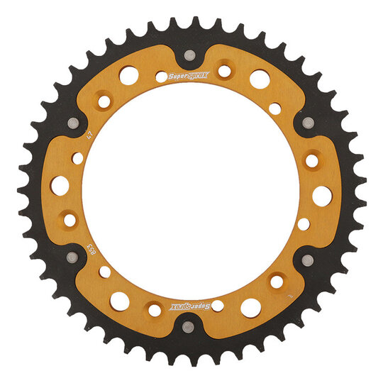 Reťazová rozeta SUPERSPROX STEALTH RST-853:47-GLD zlatá 47T, 520