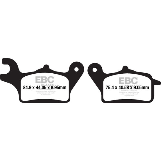 Brzdové obloženie EBC SFA652