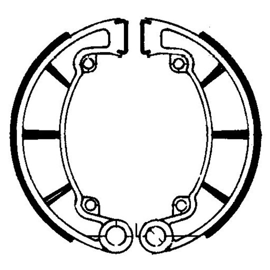 Brzdové čeľuste FERODO 225129092