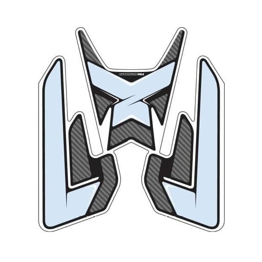 Tank pad PUIG SPECIFIC 8434C karbónový vzhľad s bočnou časťou