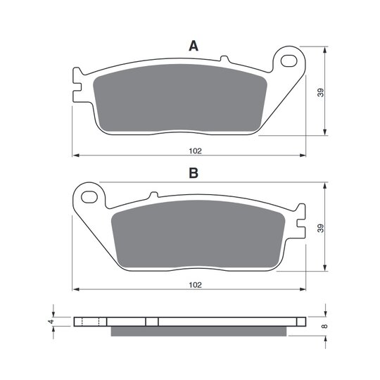 Brzdové obloženie GOLDFREN 022 S3