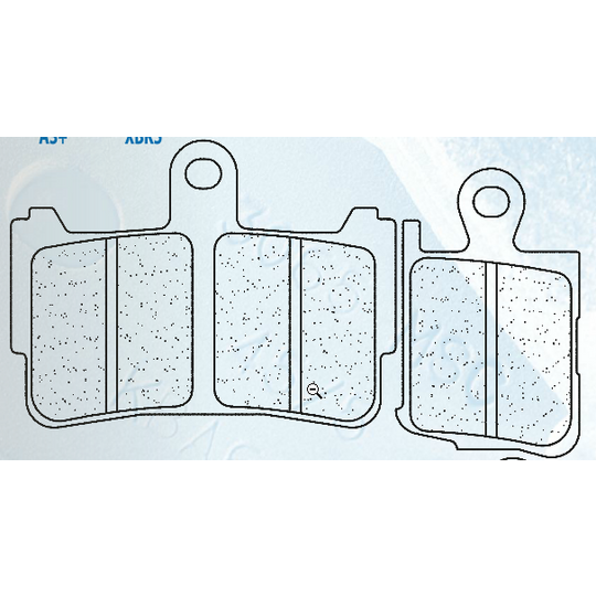 Brzdové obloženie CL BRAKES 1216 XBK5 (4 ks v sade