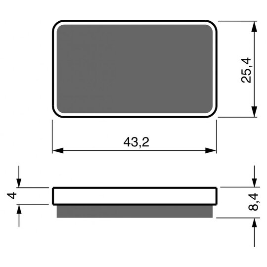 Brzdové obloženie GOLDFREN 405 AD  STREET