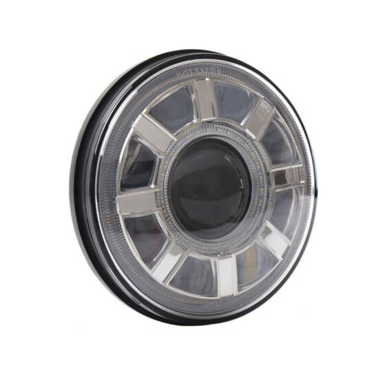 Maska so svetlom CUSTOMACCES REVOLVER HL0014N s podperou čierna