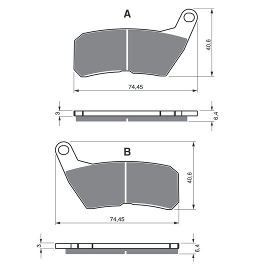 Brzdové obloženie GOLDFREN 366 AD