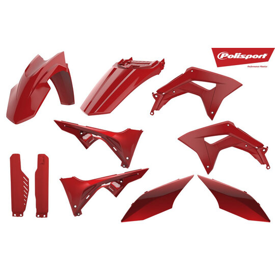 Sada plastov POLISPORT červené