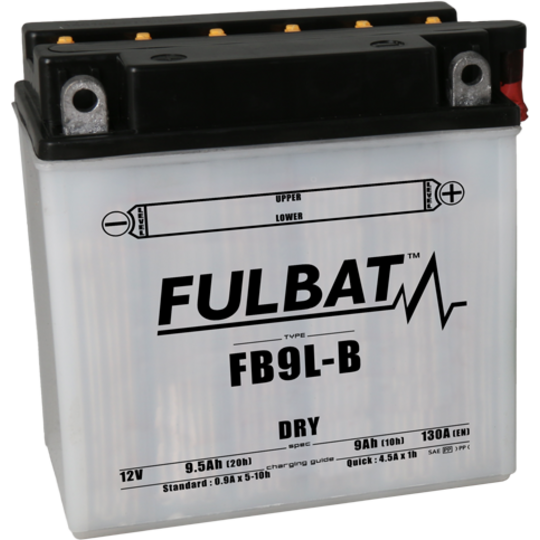 Konvenčný akumulátor ( s kyselinou) FULBAT FB9L-B (12N9-3B) (YB9L-B) Vrátane balenia kyseliny