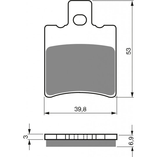 Brzdové obloženie GOLDFREN 107 S3