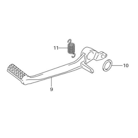 Oem suzuki - brzdová páka 43111-16g00 - brzdova paka