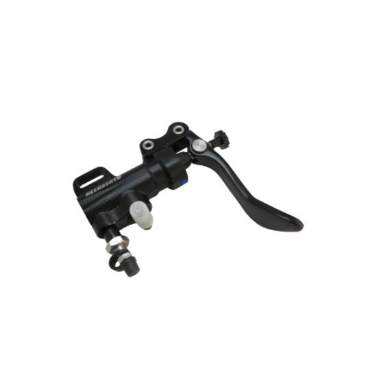 Thumb brake master cylinder ACCOSSATO piston diam. 10.5 mm with bent lever, without bracket