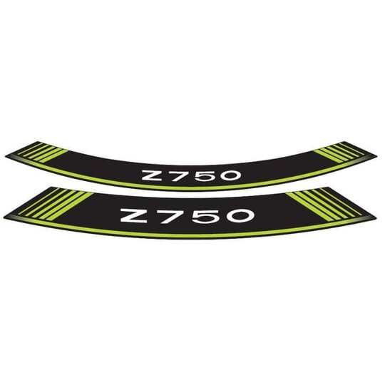 Linka na ráfik PUIG Z750 5545V zelená linky na ráfik - sada 8ks