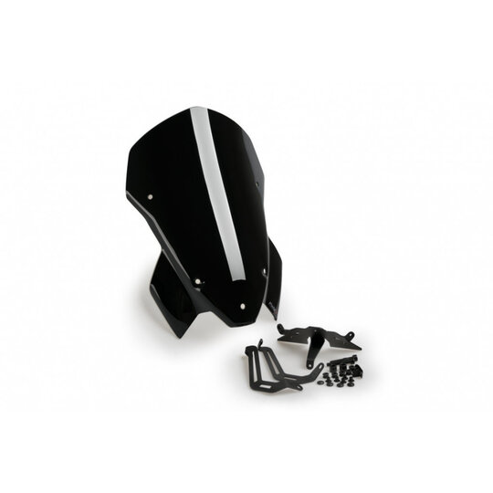 Plexi na motorku PUIG NEW. GEN SPORT 20888N čierna