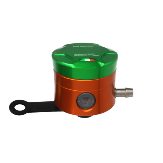 Nádržka na  brzdovú kvapalinu ACCOSSATO CNC-worked straight bracket included zelená