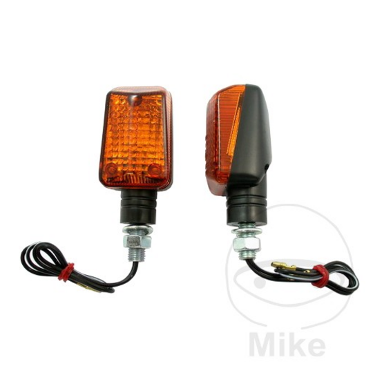 Blinker JMP BL 0305 krátke čierna s dymovým sklom