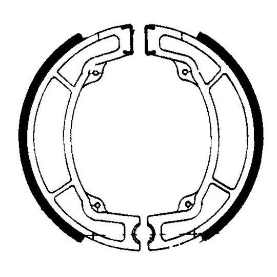 Brzdové čeľuste FERODO 225129037