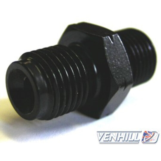 Adaptér (skrutka) Venhill POWERHOSEPLUS 3/70100A/BLACK 10x1.00mm konkávne čierna