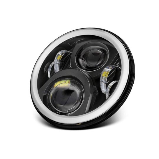 Maska so svetlom CUSTOMACCES EVOLUTION 2 HL0012N s podperou čierna