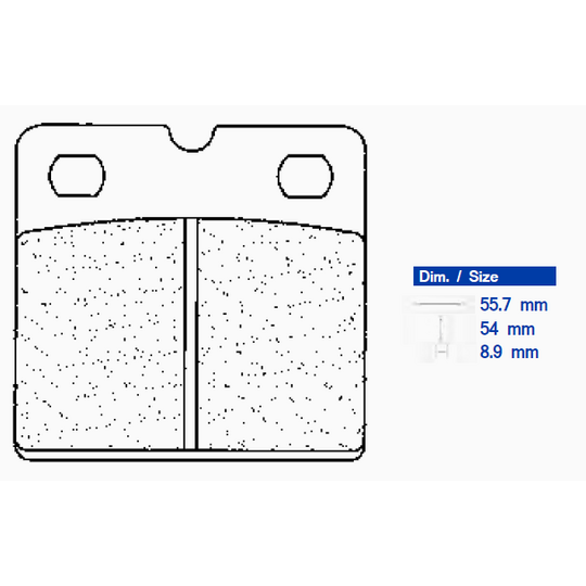 Brzdové obloženie CL BRAKES 2332 XBK5